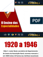 O Ensino Das Especialidades DBV