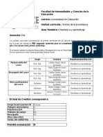 Teorías de La Enseñanza Mat y Noc 2023