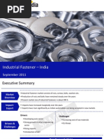Download Market Research Report  Industrial Fastener Market in India 2011 by Netscribes Inc SN66797775 doc pdf