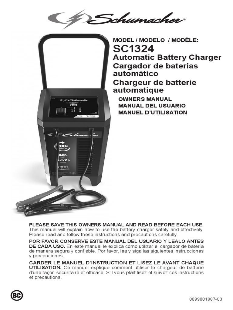 Manuel d'utilisation SC1324 Cargador | PDF