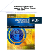 Guide To Network Defense and Countermeasures 3rd Edition Weaver Test Bank