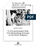 An Ethnoarchaeological Study of The Blacksmithing Technology in Cebu Island, Philippines by Gerra, Jocelyn B.