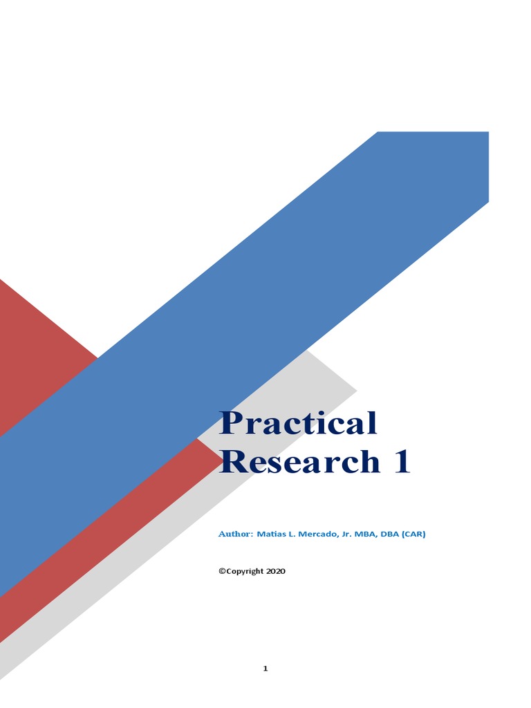 Practical Research 1 Module 12012020 | PDF | Qualitative Research ...
