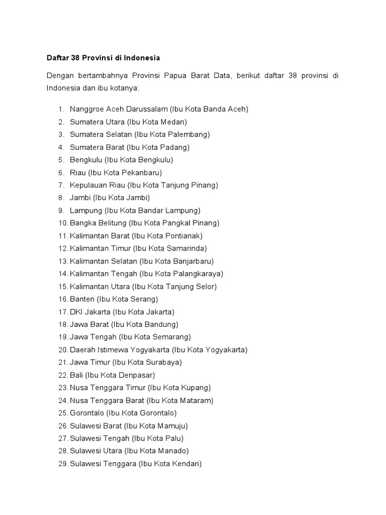 Daftar Gunung Api Aktif di Indonesia | PDF