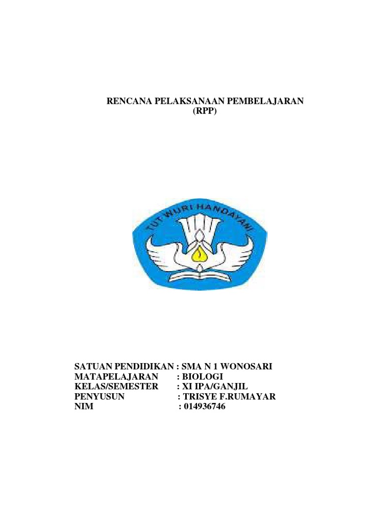 RPP SIKLUS 1 PKP UT - Merged | PDF | Karier & Perkembangan | Kesehatan ...
