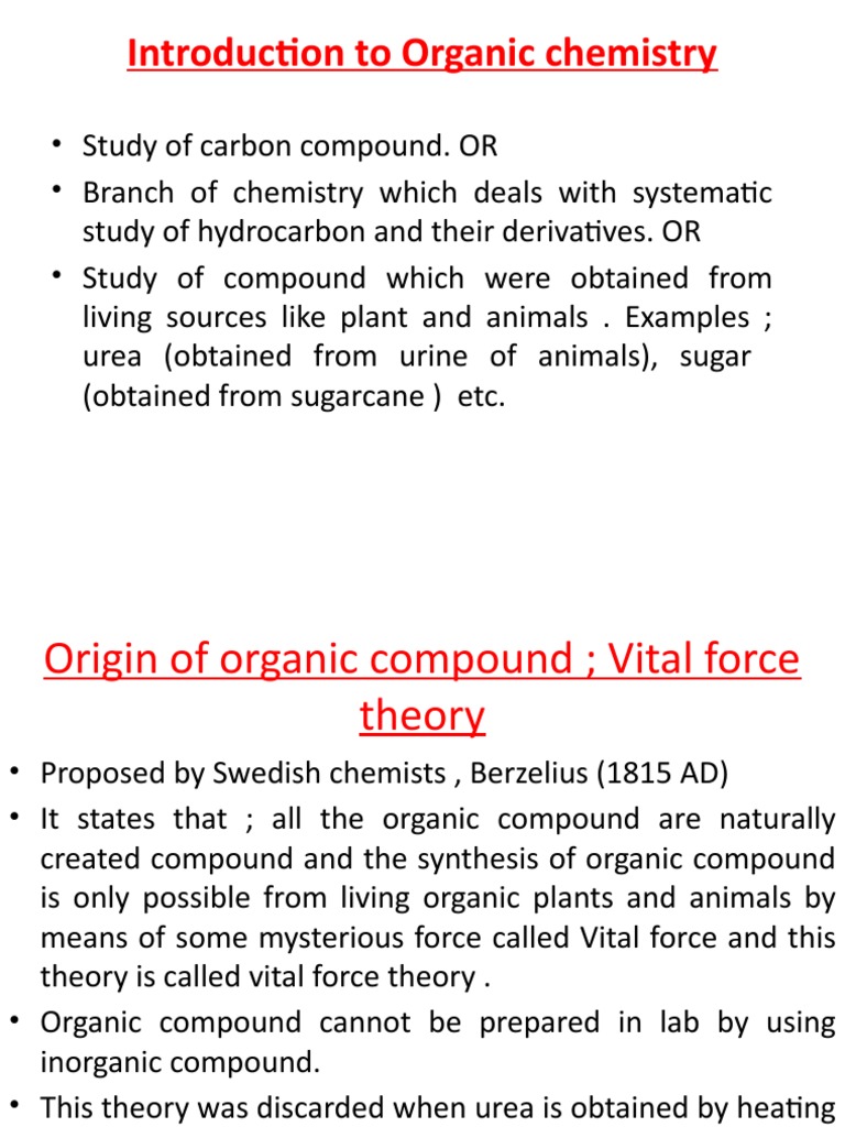 Basic Concept of Organic Chemstry1 1 | PDF | Gasoline | Organic Compounds