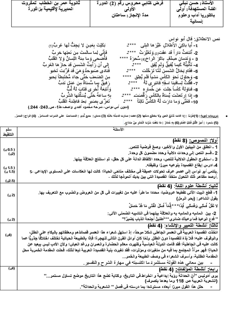 الأولى آداب فرض الدورة الأولى رقم | PDF
