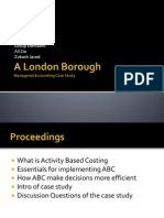 ABC Case Study Analysis of London Borough Department