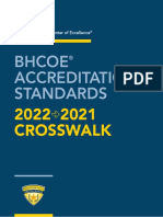 BHCOE 2022 2021 Standards Crosswalk