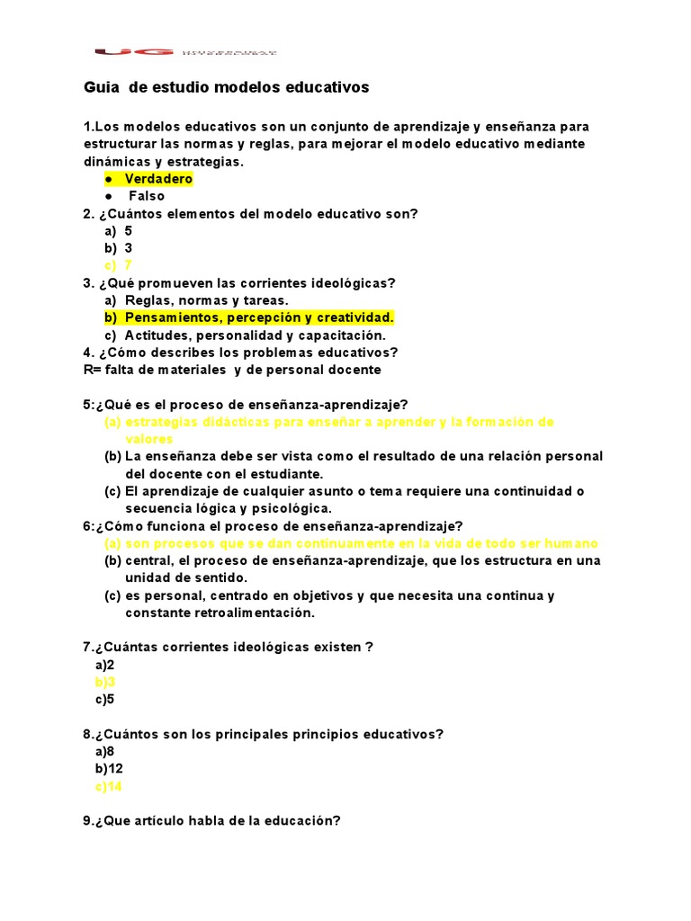 Modelos y enfoques educativos actuales | PDF | Enseñando | Aprendizaje