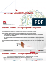 U900 and U2100 Coverage Capability Analysis