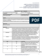 Plano de Ensino QUÍMICA APLICADA