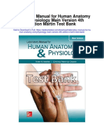 Laboratory Manual For Human Anatomy and Physiology Main Version 4th Edition Martin Test Bank