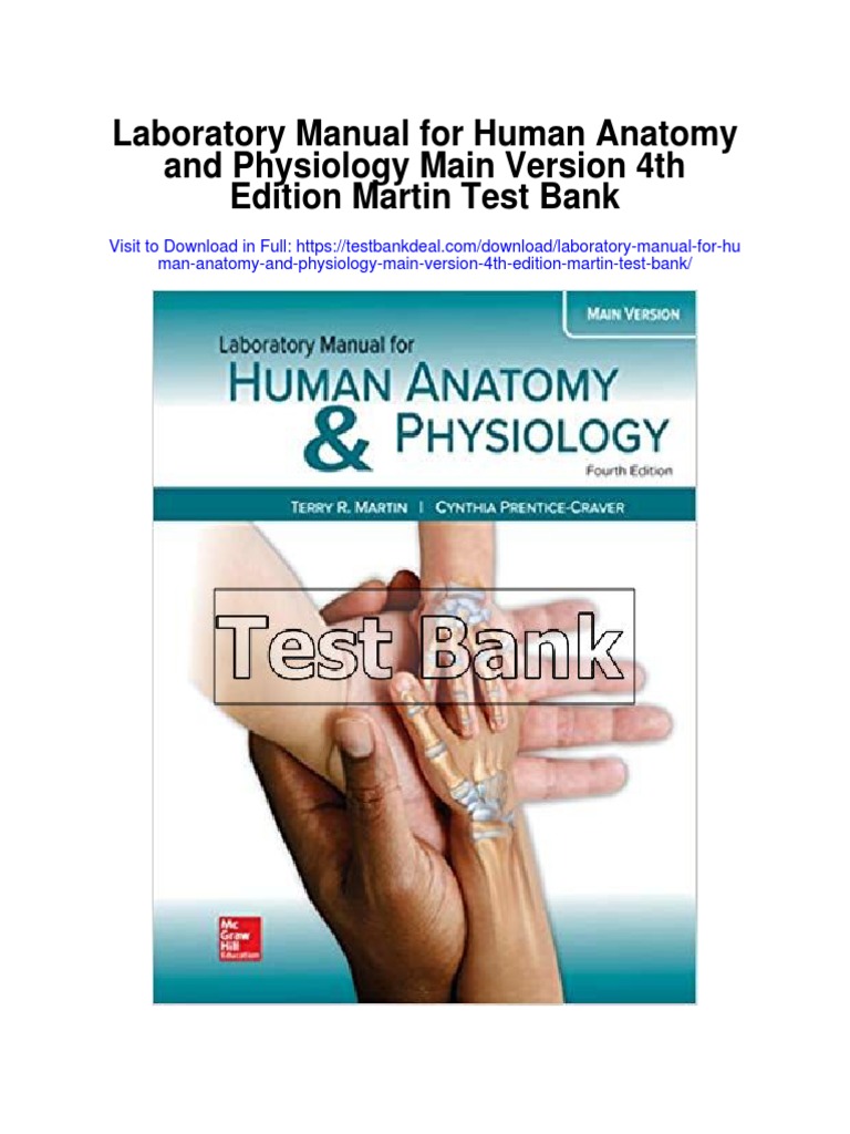 Laboratory Manual For Human Anatomy and Physiology Main Version 4th
