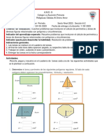 Determine El Área y Perímetro de Los Siguientes Polígonos Regulares. Al Lado de Cada Polígono Deben Aparecer Los Procedimientos, Fórmula y Resolución