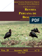 Revista Peruana de Biología v29n3 - Agosto Del 2022