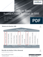 SEMANA 33 - Análise Crítica de HSE Semanal - HIDROSAM