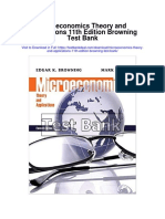 Microeconomics Theory and Applications 11th Edition Browning Test Bank