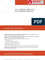 Semana Capital Social y Capital Institucional
