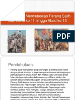 Faktor Yang Mencetuskan Perang Salib Dari Abad Ke