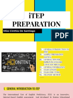 iTEP PREPARATION