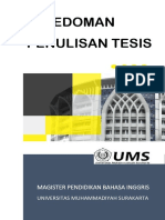 Buku Pedoman Penulisan Tesis MPBIng