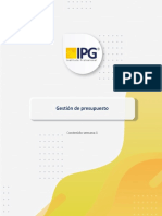 GestiónPresupuesto Semana1