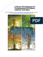 Life Span Human Development For Helping Professionals 4th Edition Broderick Test Bank