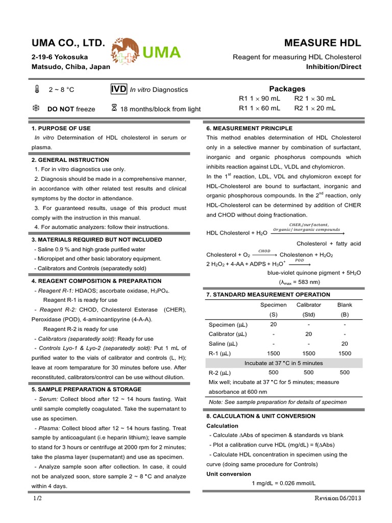 Measure hdl pdf high density lipoprotein cholesterol