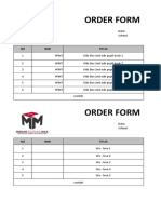 MPM Order Form