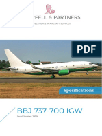 BBJ - Spec-4 BBJ 737-700 IGW Serial Number 33036