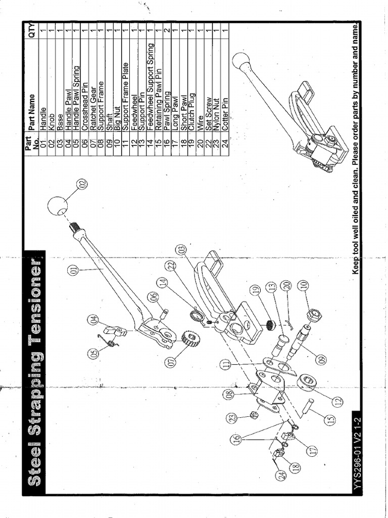 Steel Strapping Tensioner PDF