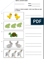 Grade 1 Math Activity Sheets Q1 Week 1