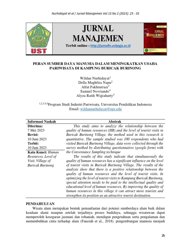 jurnal manajemen efektif dan praktis untuk pemula