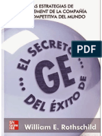 El Secreto Del Éxito de General Electric. Las Estrategias de Management... - William E. Rothschild