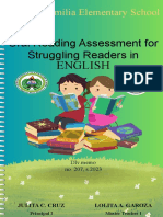 Adviser Cover For Reading Assessment in ENGLISH