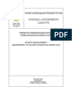 P.U. (A) 61 - 2023 (Perintah Pembangunan Sukan (Pindaan Jadual Kedua) 2023)