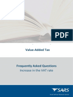 VAT FAQ Increase in The VAT Rate On 1 April 2018 - External Guide