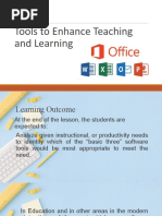 Module 4 - Lesson 1 Tools To Enhance Teaching and Learning