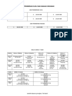 Jadwal Pemberian Dan Siklus Menu