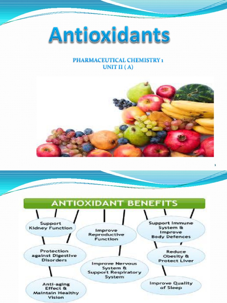 Antioxidants PDF Redox Antioxidant