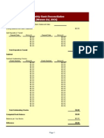 Monthly Bank Reconciliation