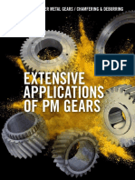 Extensive Applications of PM Gears: Focus
