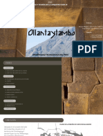 Análisis Infográfico Arquitectónico de Ollantaytambo