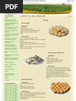 Rocambole de Polvilho Doce