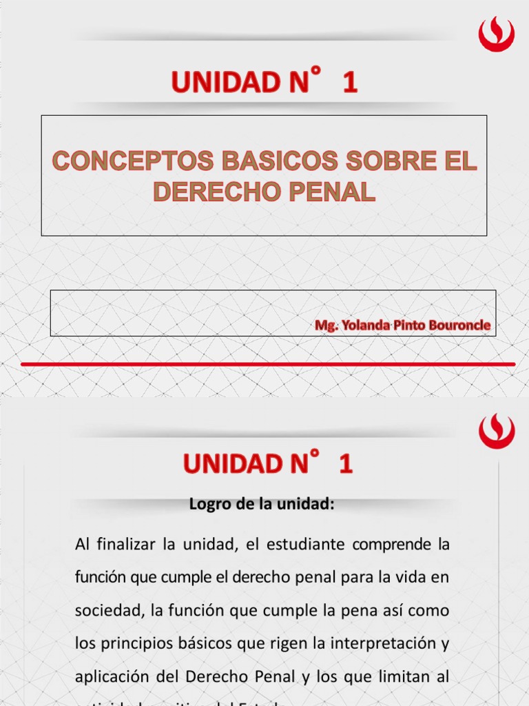 U1-Semana 1 Ley Penal y Teoria Del Delito | PDF | Política