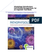 Pathophysiology Introductory Concepts and Clinical Perspectives 1st Edition Capriotti Test Bank