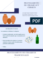 Procesamiento de Ceramicas y Cermets