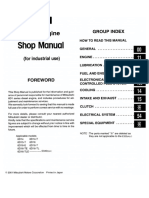 №10 Руководство по ремонту двигателя Mitsubishi 6D14, 6D15, 6D16 (E335) (Shop manual)