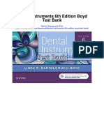 Dental Instruments 6th Edition Boyd Test Bank
